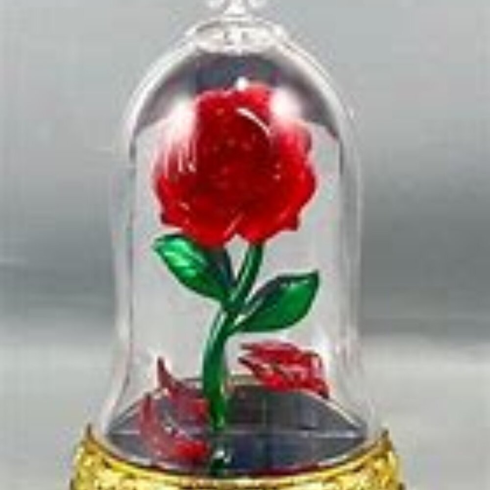 Beauty and the Beast Bath & Body Works Collab Enchanted Rose in Glass Dome